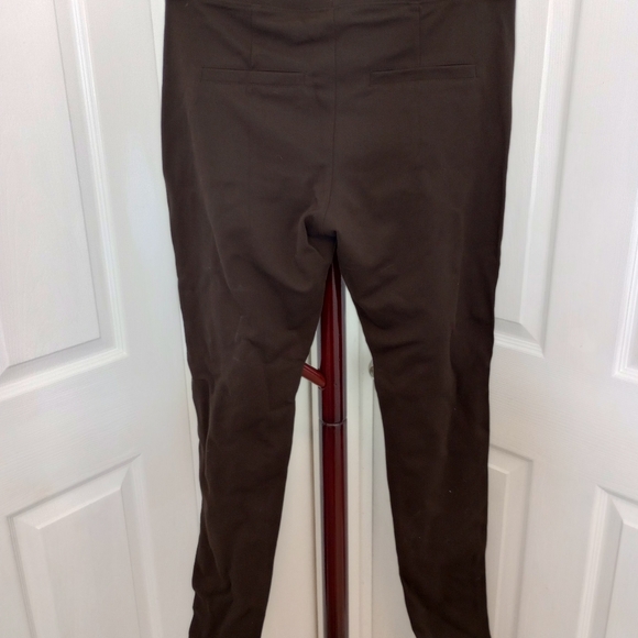 Ponte with Leatherette Piping Leggings - Picture 2 of 3